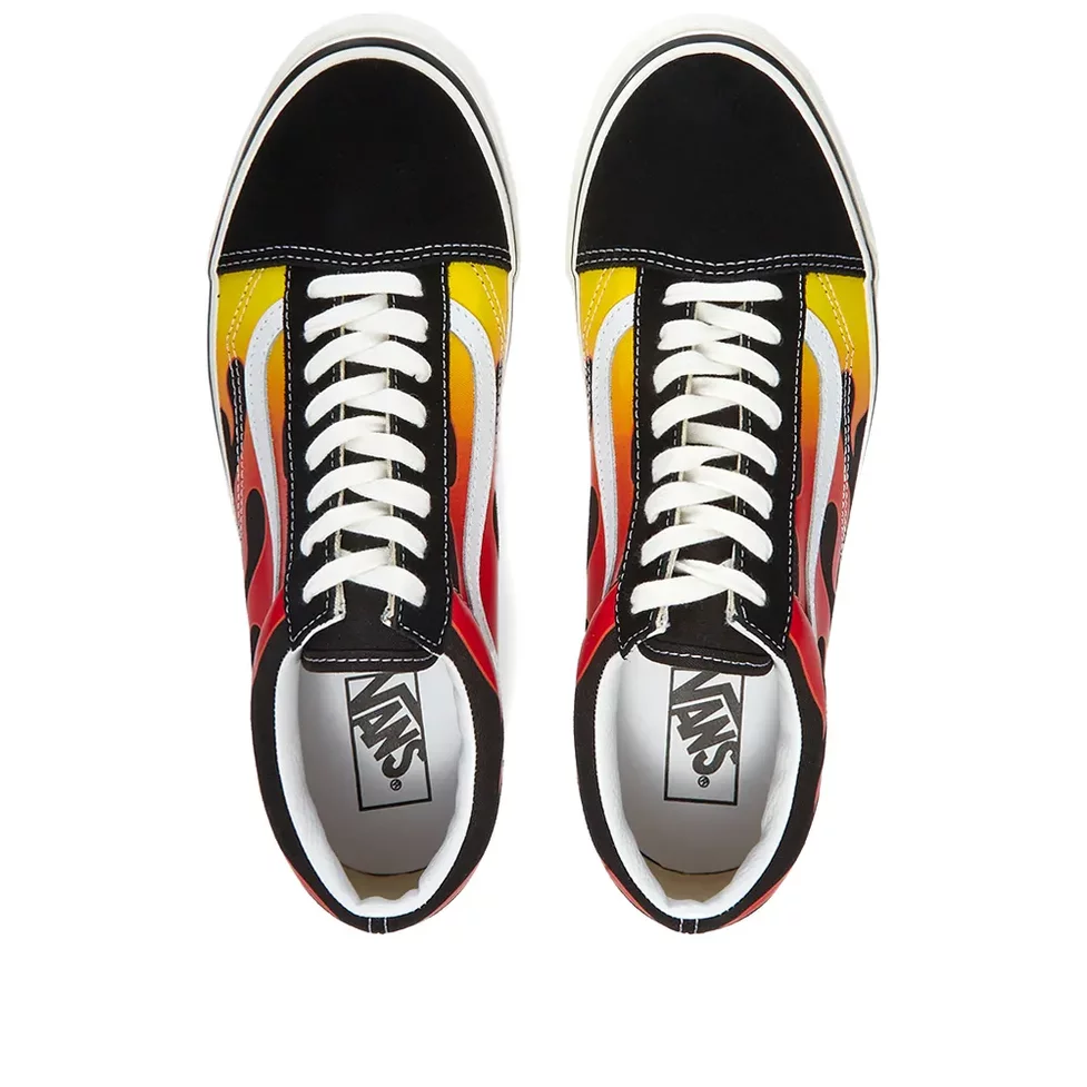 Vans on sale flame 36